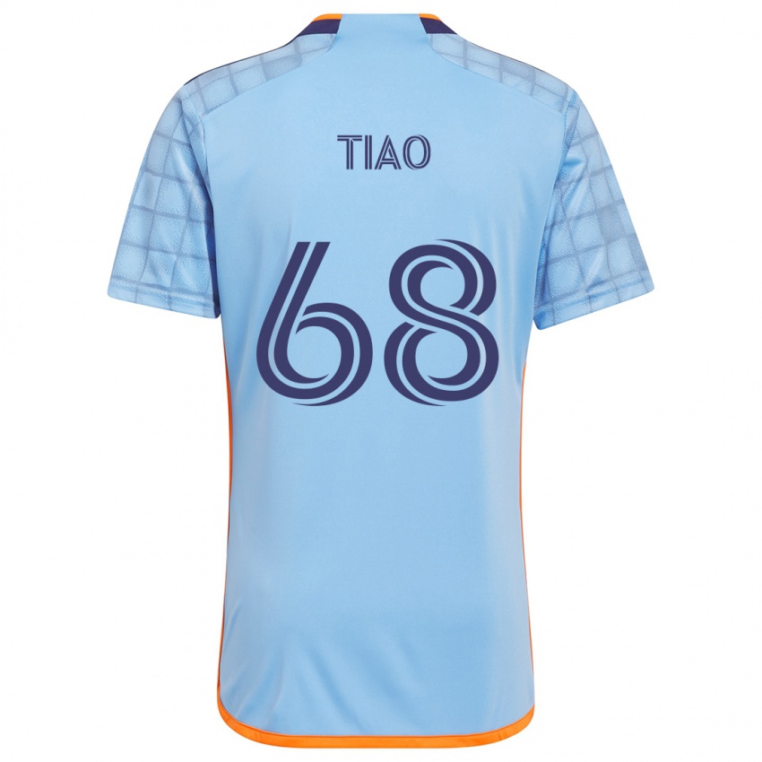 Bambino Maglia Christopher Tiao #68 Blu Arancione Kit Gara Home 2024/25 Maglietta