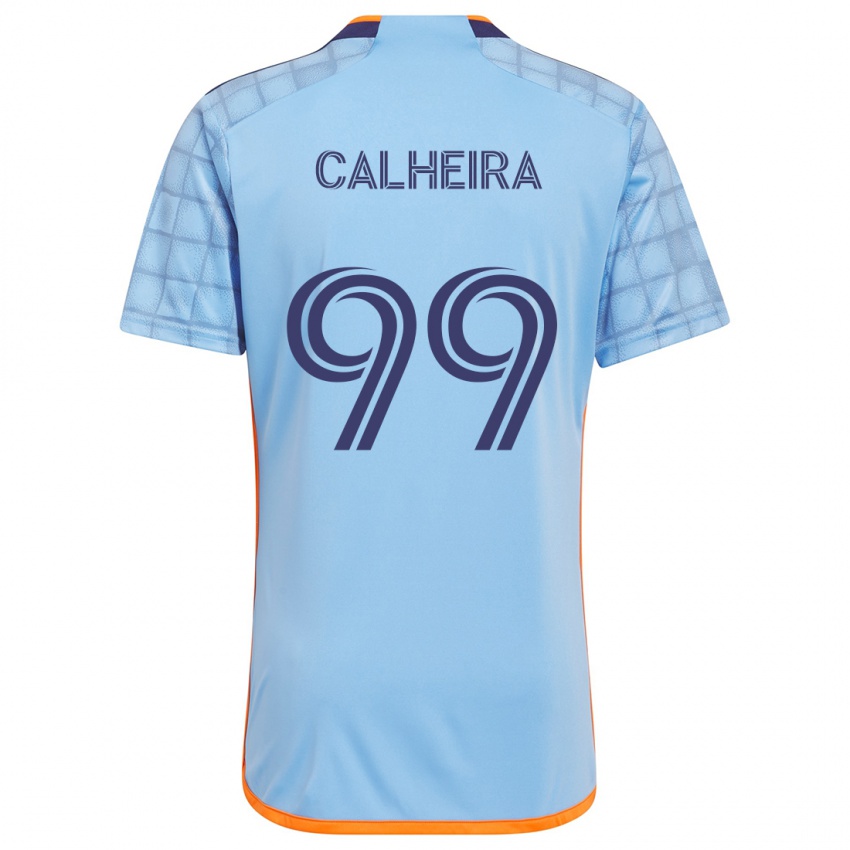 Bambino Maglia Taylor Calheira #99 Blu Arancione Kit Gara Home 2024/25 Maglietta