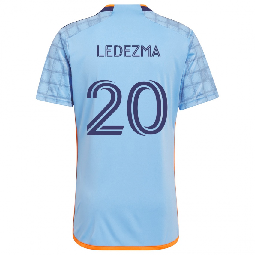 Bambino Maglia Richard Ledezma #20 Blu Arancione Kit Gara Home 2024/25 Maglietta