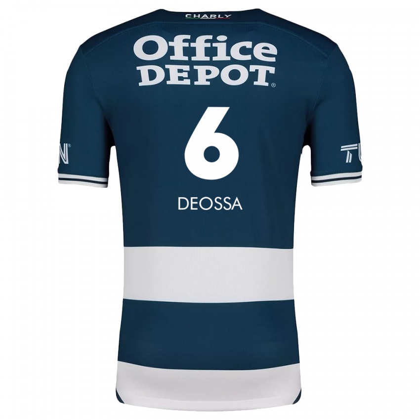 Bambino Maglia Nelson Deossa #6 Blu Bianco Kit Gara Home 2024/25 Maglietta