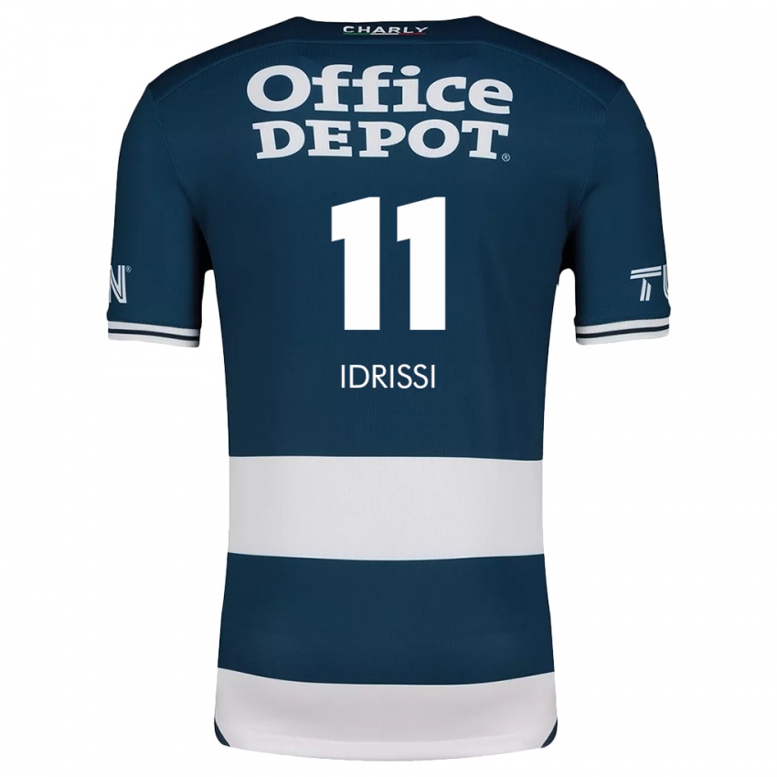 Bambino Maglia Oussama Idrissi #11 Blu Bianco Kit Gara Home 2024/25 Maglietta