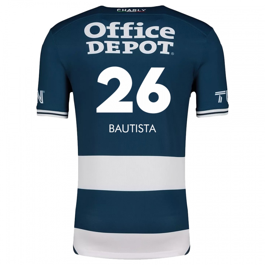 Bambino Maglia Alán Bautista #26 Blu Bianco Kit Gara Home 2024/25 Maglietta