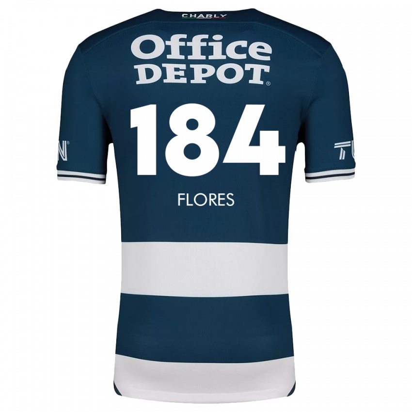 Bambino Maglia Jason Flores #184 Blu Bianco Kit Gara Home 2024/25 Maglietta