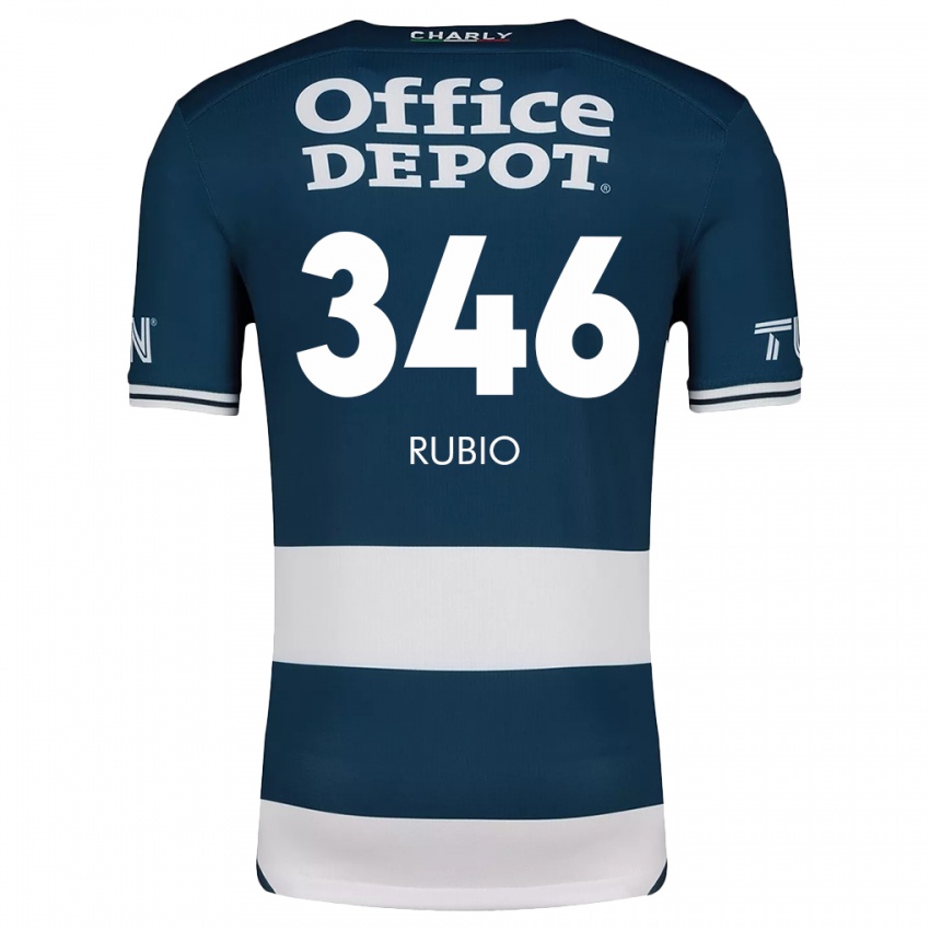 Bambino Maglia Mateo Rubio #346 Blu Bianco Kit Gara Home 2024/25 Maglietta