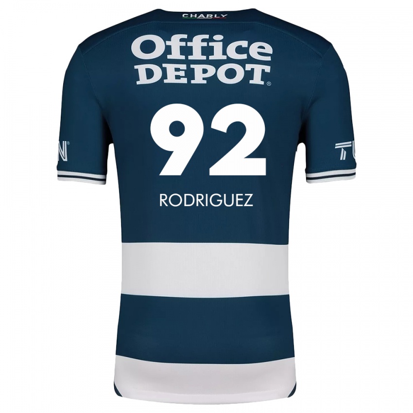 Bambino Maglia Sergio Rodríguez #92 Blu Bianco Kit Gara Home 2024/25 Maglietta