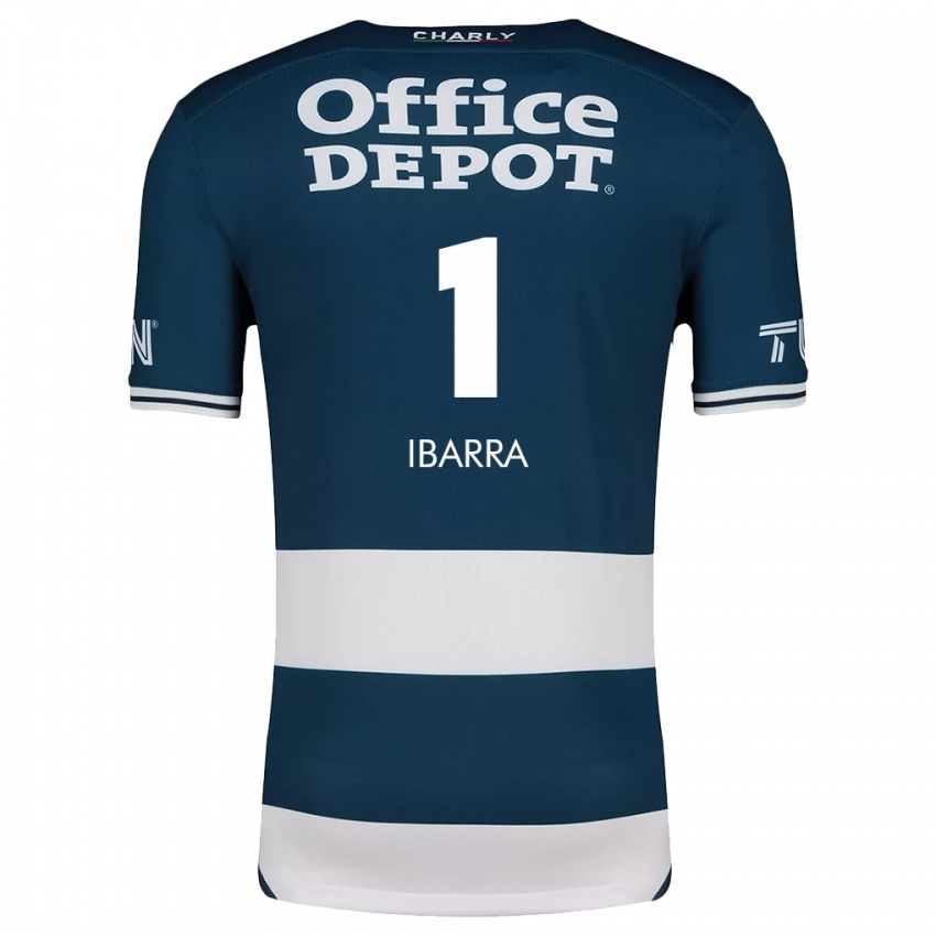 Bambino Maglia Fabiola Ibarra #1 Blu Bianco Kit Gara Home 2024/25 Maglietta