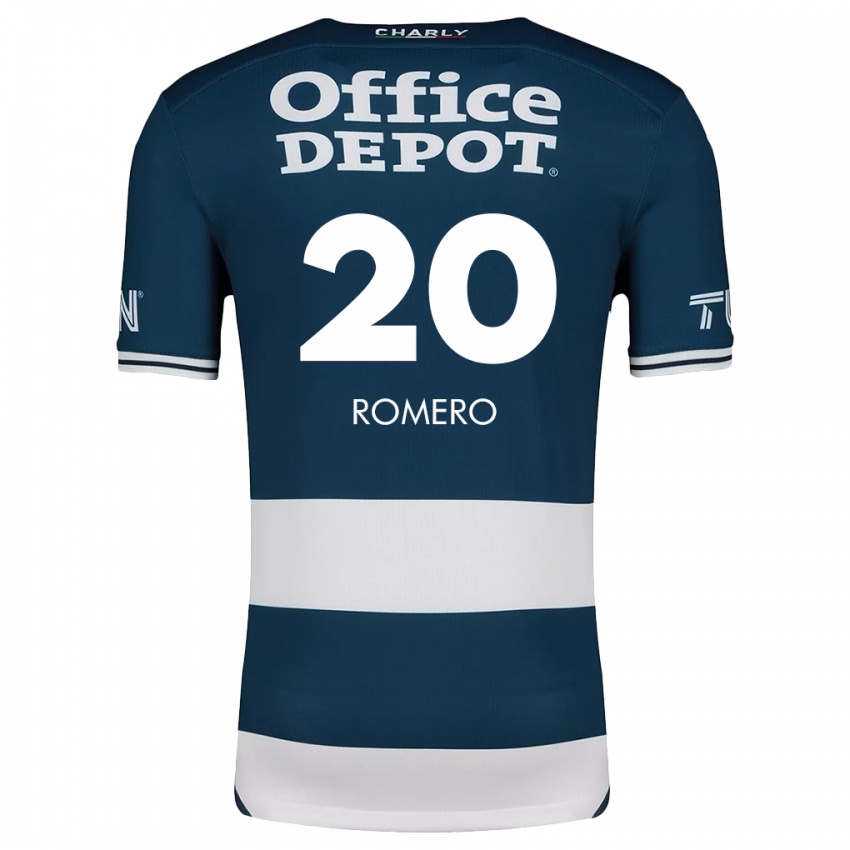 Bambino Maglia Tamara Romero #20 Blu Bianco Kit Gara Home 2024/25 Maglietta