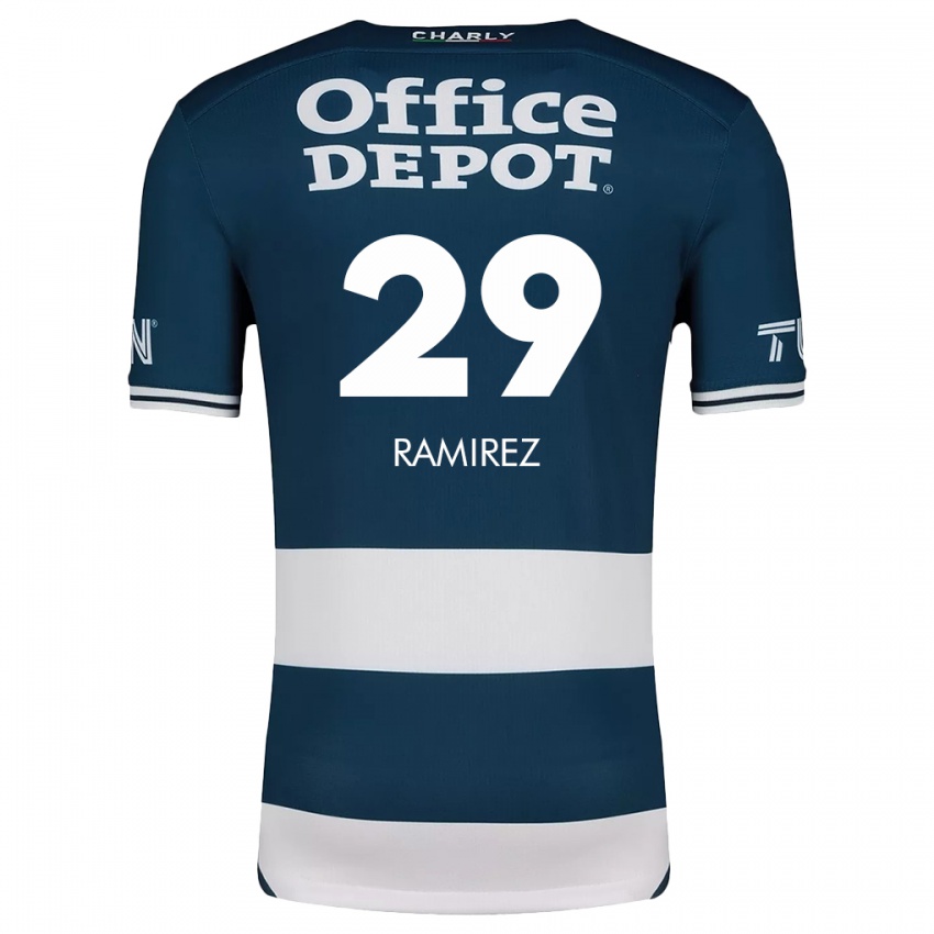 Bambino Maglia Elliana Ramirez #29 Blu Bianco Kit Gara Home 2024/25 Maglietta