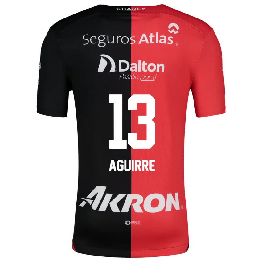 Bambino Maglia Gaddi Aguirre #13 Rosso Nero Kit Gara Home 2024/25 Maglietta