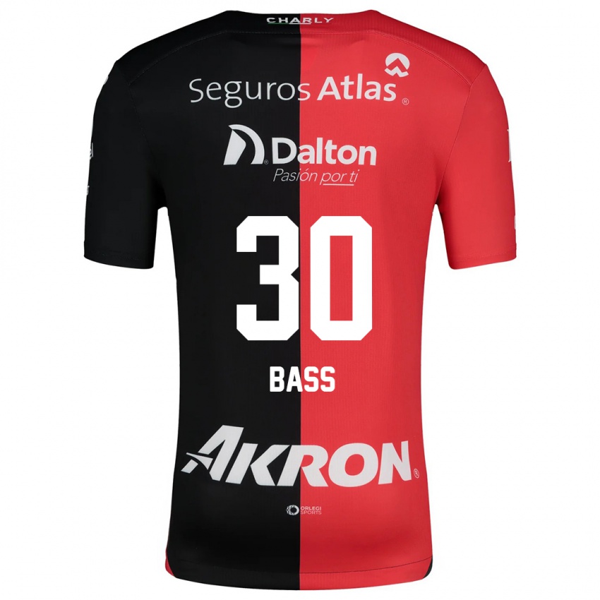 Bambino Maglia Abraham Bass #30 Rosso Nero Kit Gara Home 2024/25 Maglietta