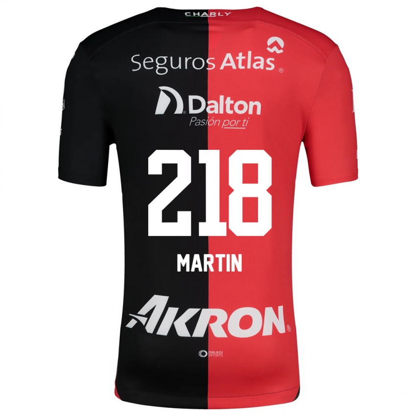 Bambino Maglia Jorge San Martín #218 Rosso Nero Kit Gara Home 2024/25 Maglietta