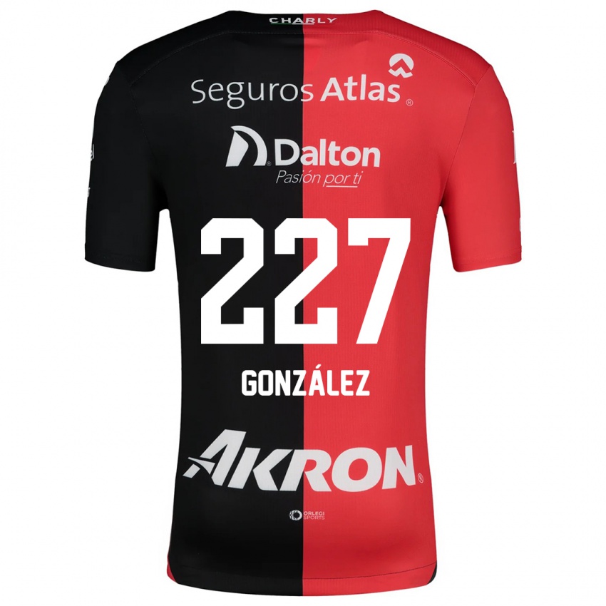 Bambino Maglia Rodolfo González #227 Rosso Nero Kit Gara Home 2024/25 Maglietta