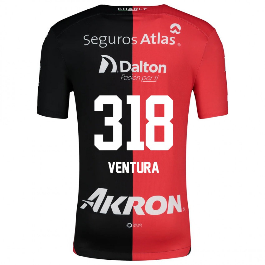 Bambino Maglia Lissandro Ventura #318 Rosso Nero Kit Gara Home 2024/25 Maglietta