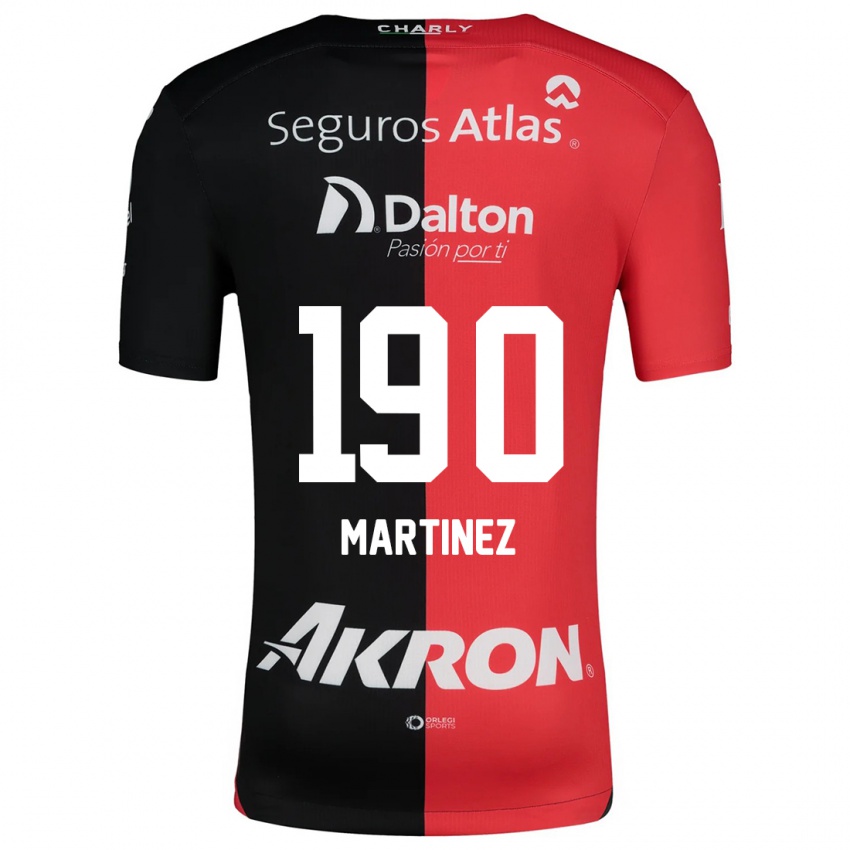 Bambino Maglia Luis Carlos Martínez #190 Rosso Nero Kit Gara Home 2024/25 Maglietta