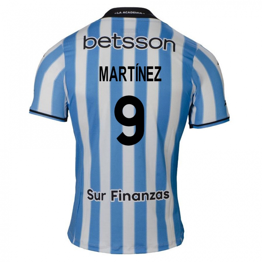 Bambino Maglia Adrián Martínez #9 Blu Bianco Nero Kit Gara Home 2024/25 Maglietta