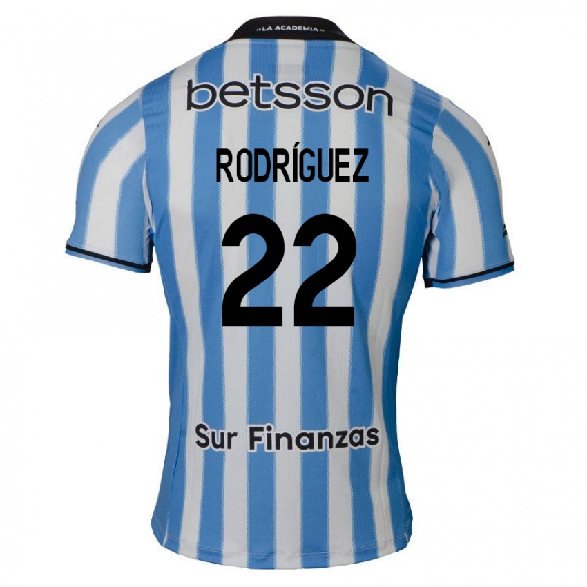 Bambino Maglia Baltasar Rodríguez #22 Blu Bianco Nero Kit Gara Home 2024/25 Maglietta