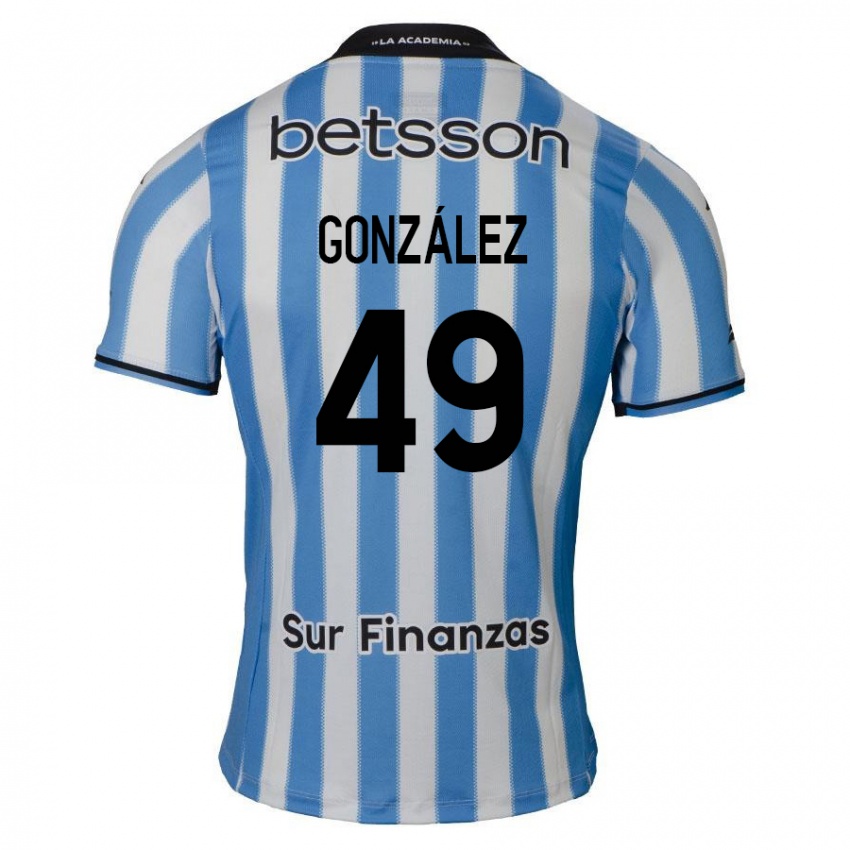 Bambino Maglia David González #49 Blu Bianco Nero Kit Gara Home 2024/25 Maglietta