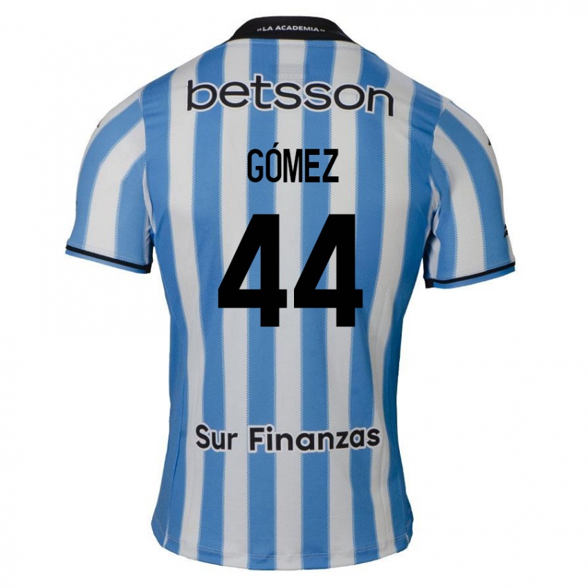 Bambino Maglia Francisco Gómez #44 Blu Bianco Nero Kit Gara Home 2024/25 Maglietta