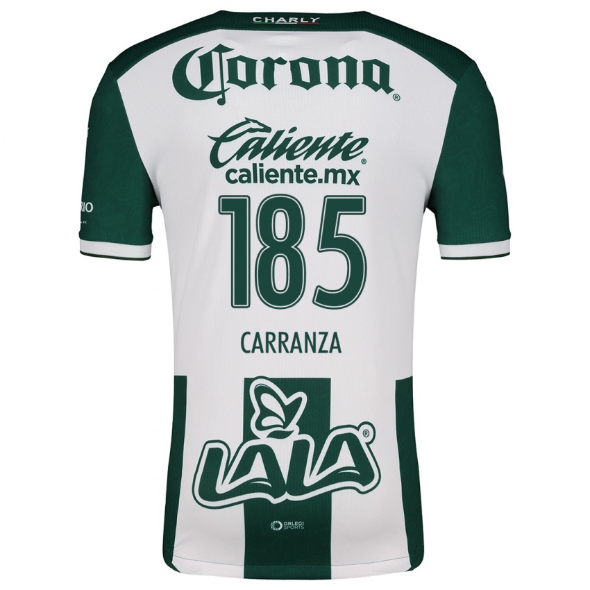 Bambino Maglia Héctor Carranza #185 Verde Bianco Kit Gara Home 2024/25 Maglietta