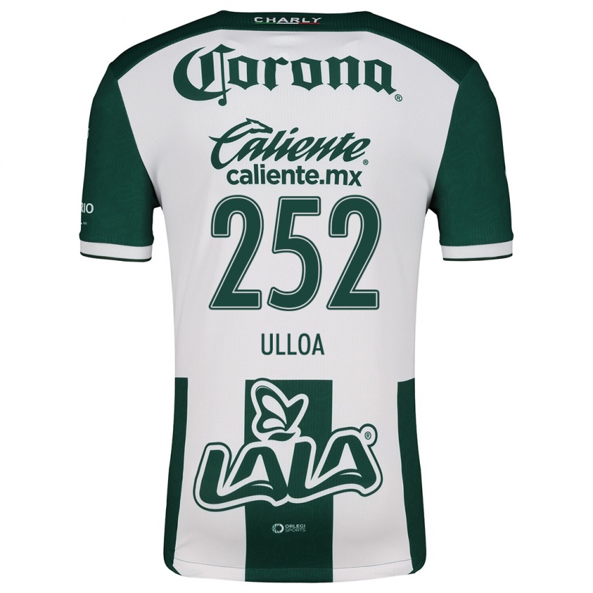 Bambino Maglia José Ulloa #252 Verde Bianco Kit Gara Home 2024/25 Maglietta