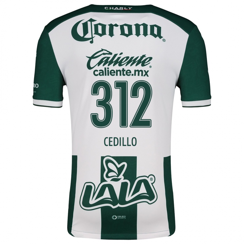 Bambino Maglia Nelson Cedillo #312 Verde Bianco Kit Gara Home 2024/25 Maglietta