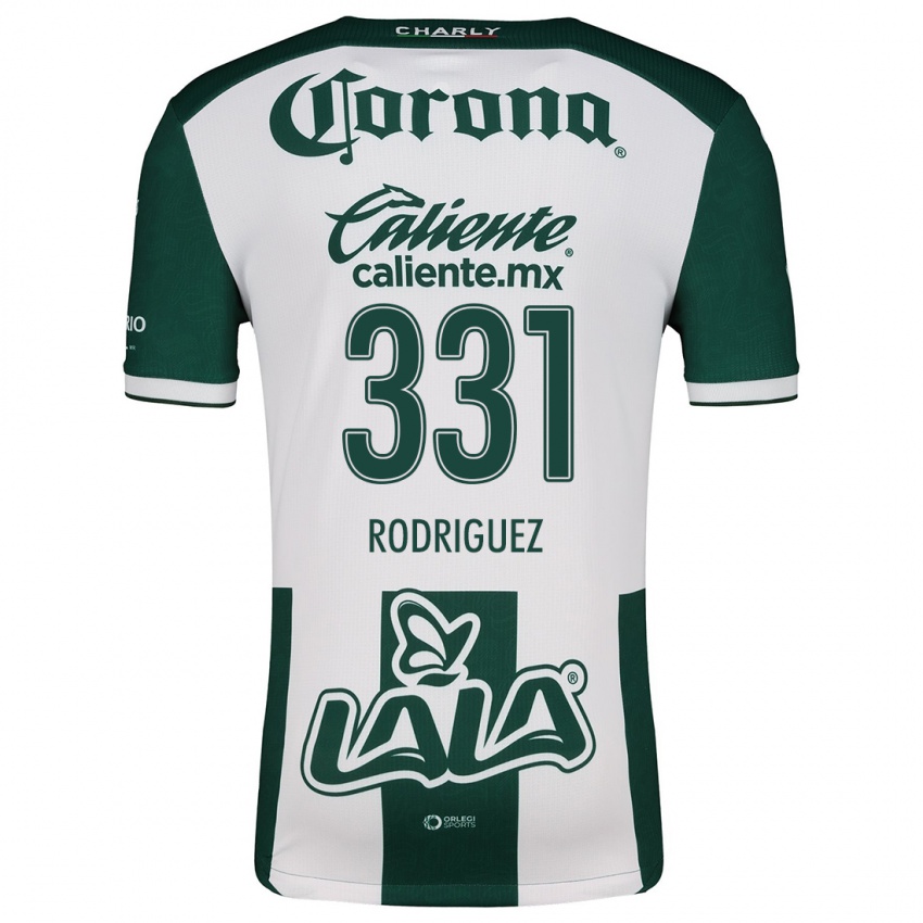 Bambino Maglia Juan Rodríguez #331 Verde Bianco Kit Gara Home 2024/25 Maglietta