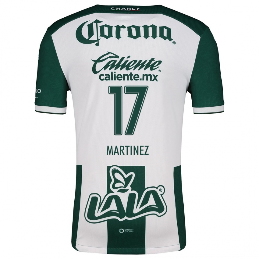 Bambino Maglia Marianne Martínez #17 Verde Bianco Kit Gara Home 2024/25 Maglietta