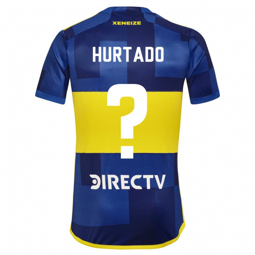 Bambino Maglia Jan Hurtado #0 Blu Giallo Kit Gara Home 2024/25 Maglietta