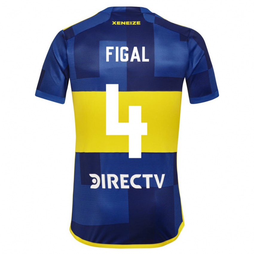 Bambino Maglia Nicolas Figal #4 Blu Giallo Kit Gara Home 2024/25 Maglietta