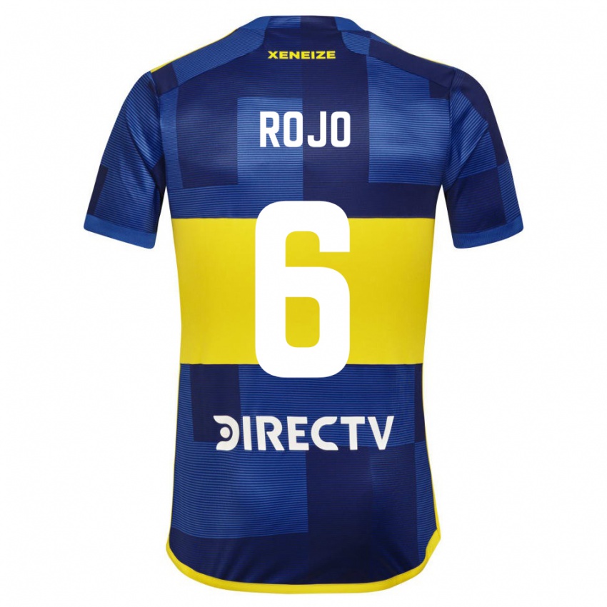 Bambino Maglia Marcos Rojo #6 Blu Giallo Kit Gara Home 2024/25 Maglietta