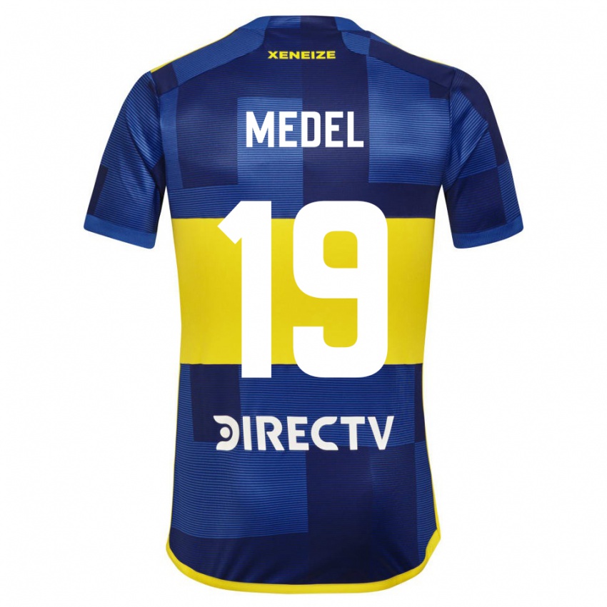 Bambino Maglia Gary Medel #19 Blu Giallo Kit Gara Home 2024/25 Maglietta