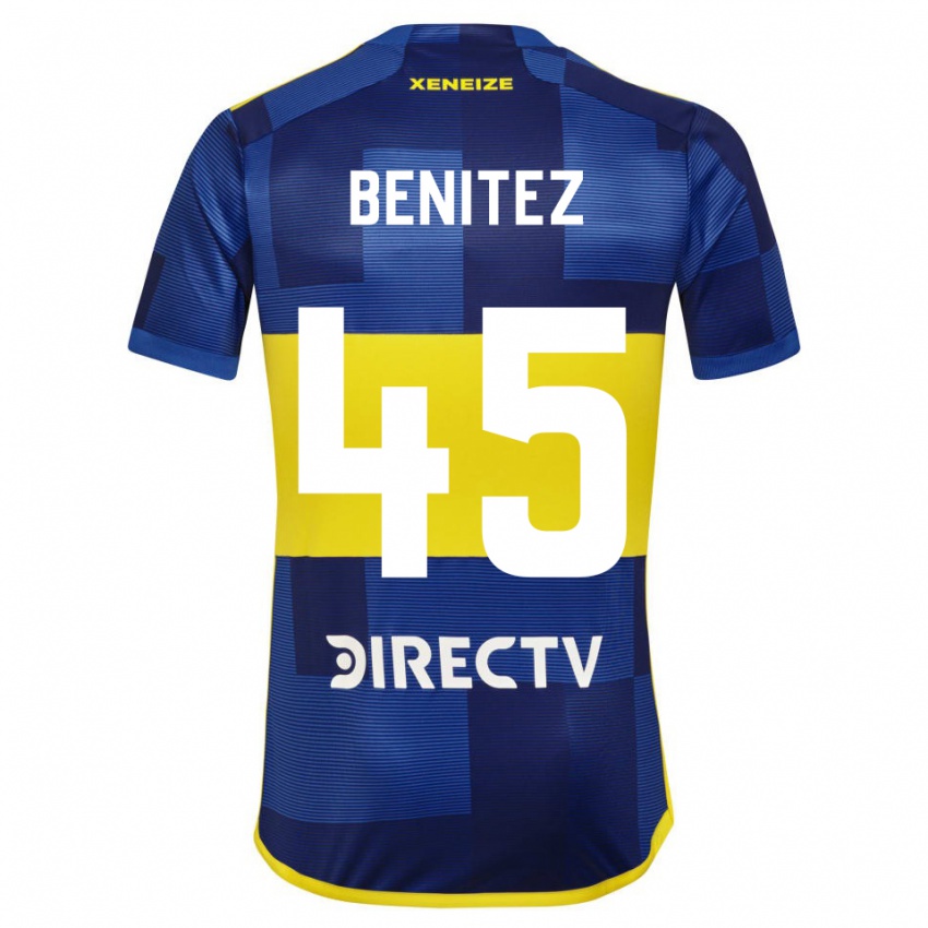 Bambino Maglia Mauricio Benitez #45 Blu Giallo Kit Gara Home 2024/25 Maglietta