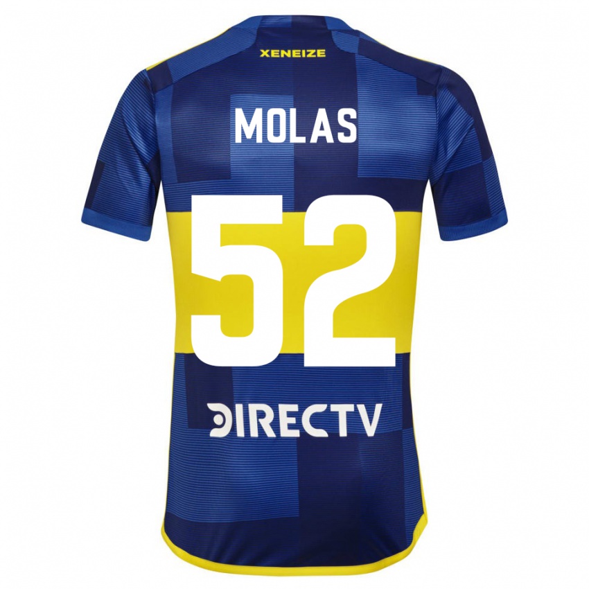 Bambino Maglia Walter Molas #52 Blu Giallo Kit Gara Home 2024/25 Maglietta