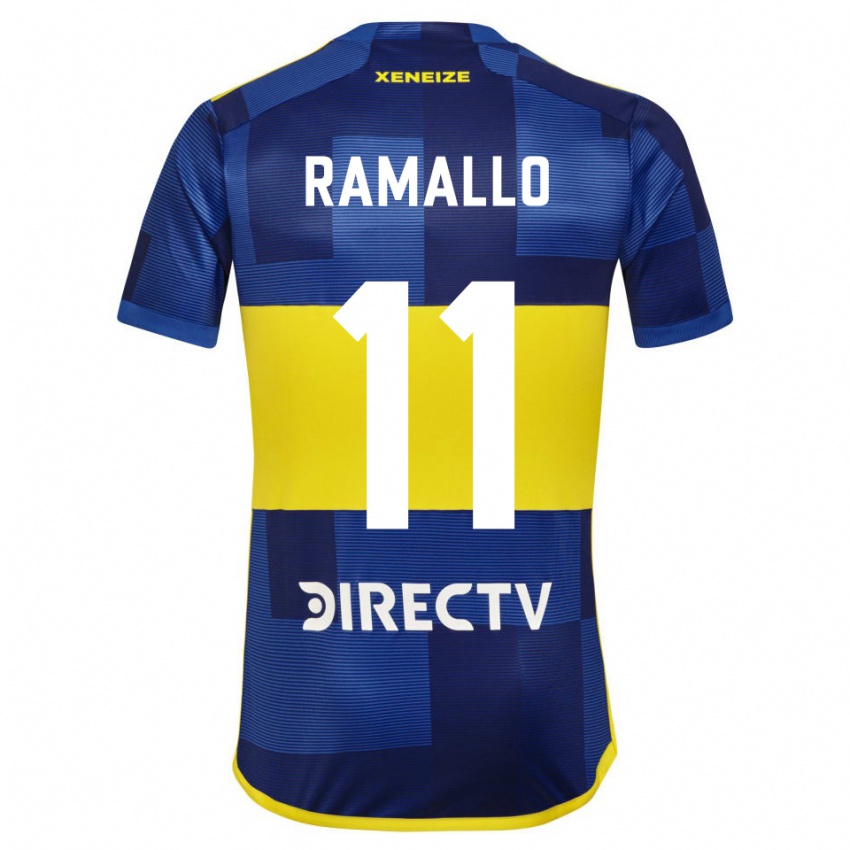 Bambino Maglia Yael Ramallo #11 Blu Giallo Kit Gara Home 2024/25 Maglietta