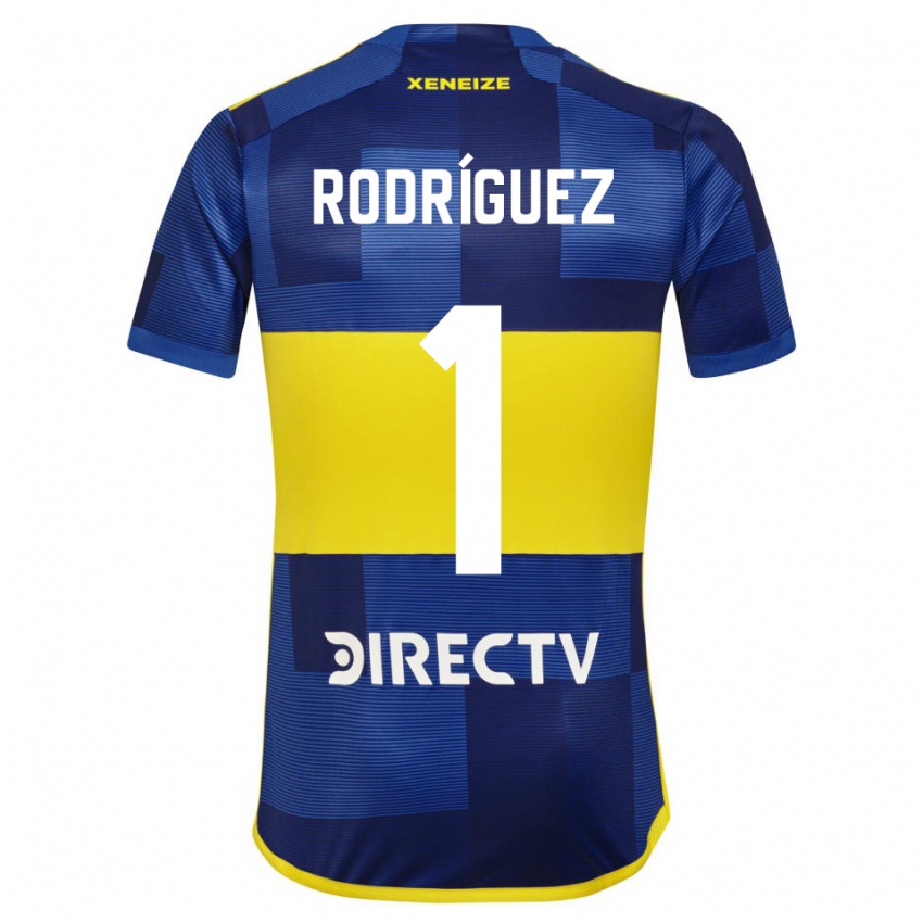 Bambino Maglia Fernando Rodríguez #1 Blu Giallo Kit Gara Home 2024/25 Maglietta