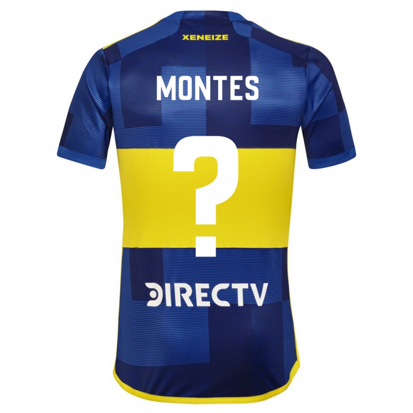 Bambino Maglia Rodrigo Montes #0 Blu Giallo Kit Gara Home 2024/25 Maglietta