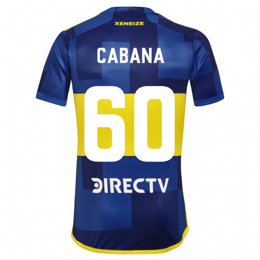 Bambino Maglia Juan Pablo Cabana #60 Blu Giallo Kit Gara Home 2024/25 Maglietta