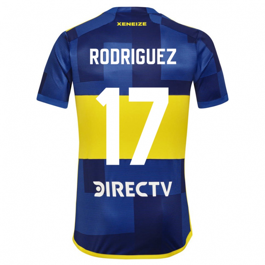 Bambino Maglia Fanny Rodriguez #17 Blu Giallo Kit Gara Home 2024/25 Maglietta