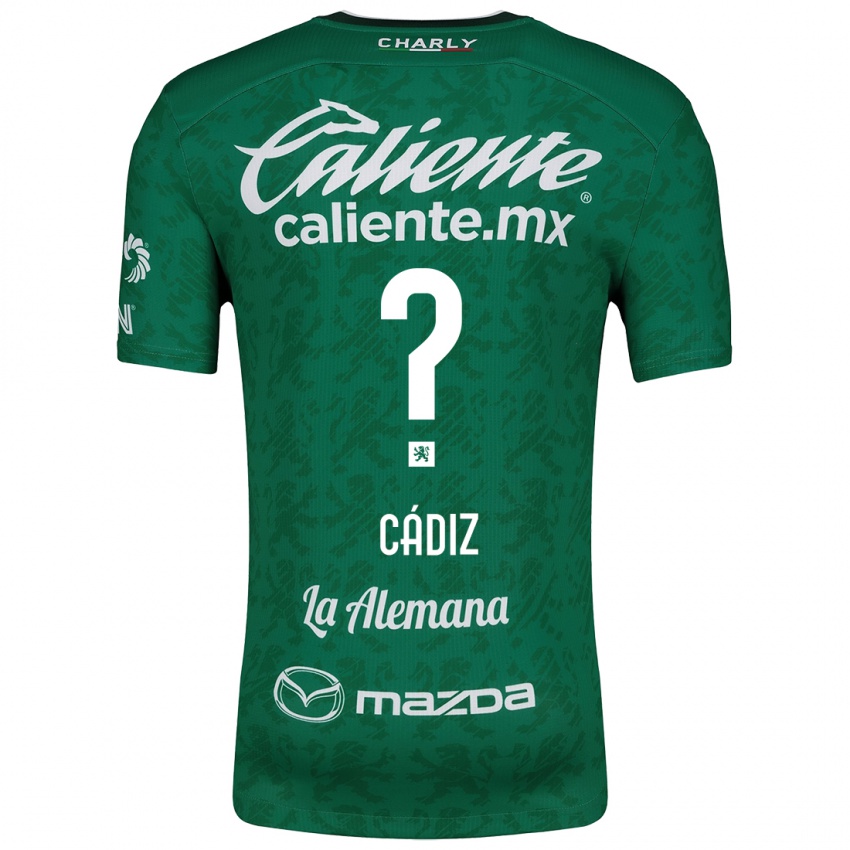 Bambino Maglia Jhonder Cádiz #0 Verde Bianco Kit Gara Home 2024/25 Maglietta