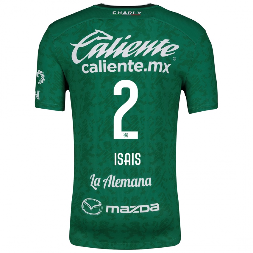 Bambino Maglia Mauricio Isaís #2 Verde Bianco Kit Gara Home 2024/25 Maglietta