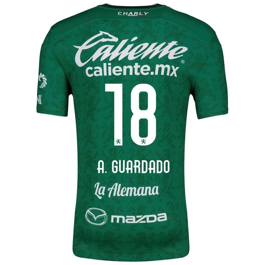 Bambino Maglia Andrés Guardado #18 Verde Bianco Kit Gara Home 2024/25 Maglietta