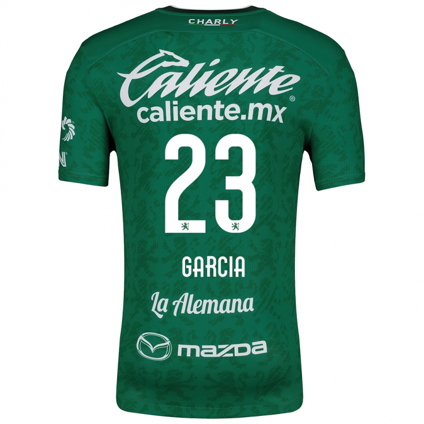 Bambino Maglia Óscar García #23 Verde Bianco Kit Gara Home 2024/25 Maglietta