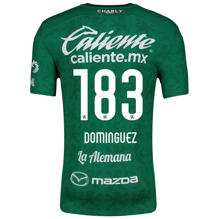 Bambino Maglia Jesús Domínguez #183 Verde Bianco Kit Gara Home 2024/25 Maglietta