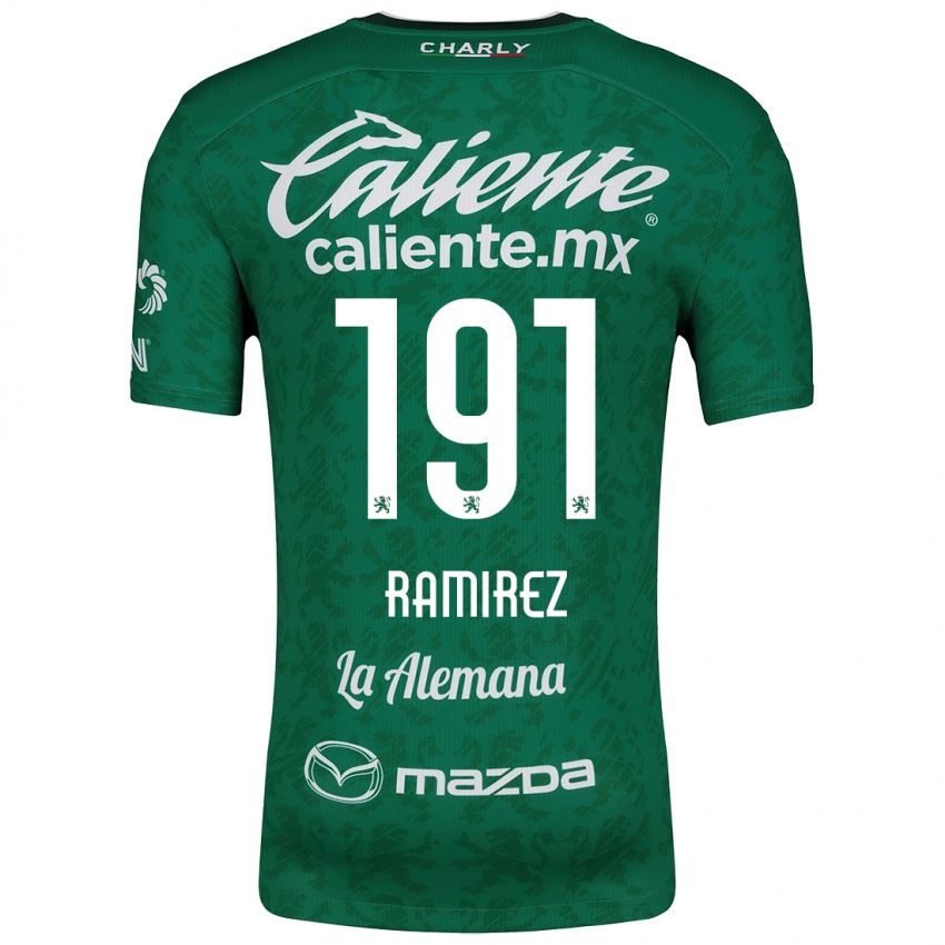 Bambino Maglia Ian Ramírez #191 Verde Bianco Kit Gara Home 2024/25 Maglietta