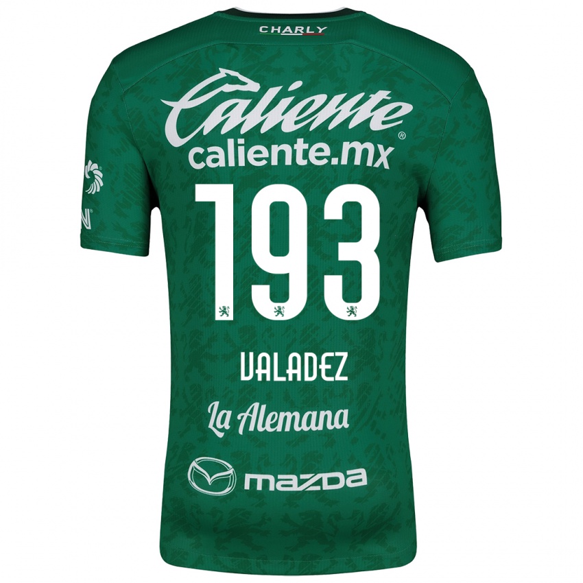 Bambino Maglia Luis Valadez #193 Verde Bianco Kit Gara Home 2024/25 Maglietta