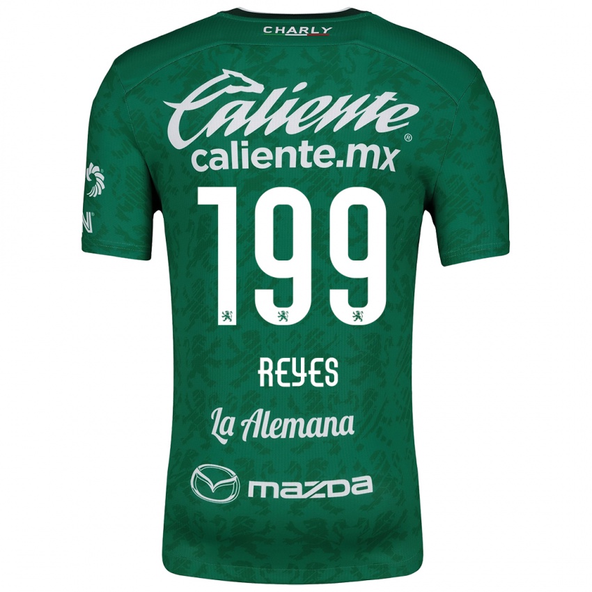 Bambino Maglia Jonathan Reyes #199 Verde Bianco Kit Gara Home 2024/25 Maglietta