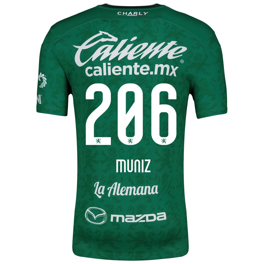 Bambino Maglia Isaác Muñíz #206 Verde Bianco Kit Gara Home 2024/25 Maglietta