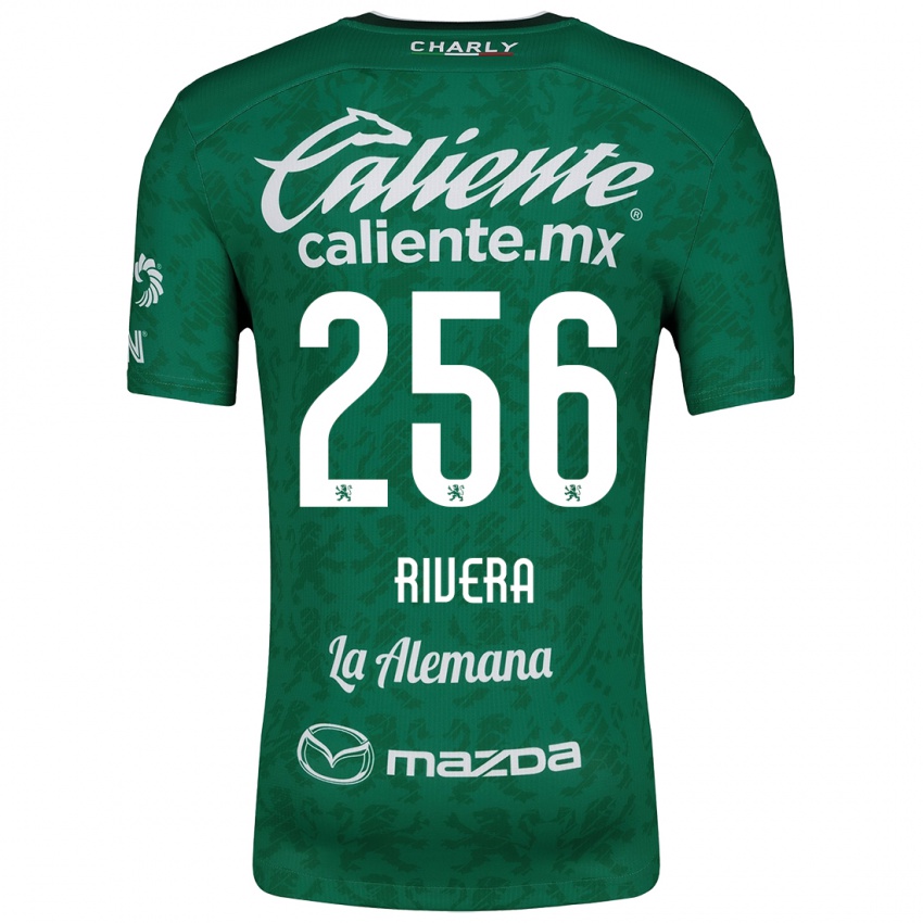 Bambino Maglia Fernando Rivera #256 Verde Bianco Kit Gara Home 2024/25 Maglietta