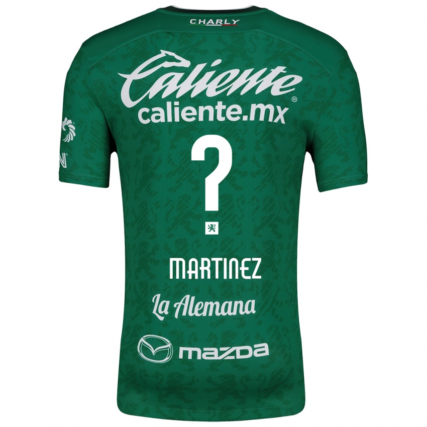 Bambino Maglia Edson Martínez #0 Verde Bianco Kit Gara Home 2024/25 Maglietta