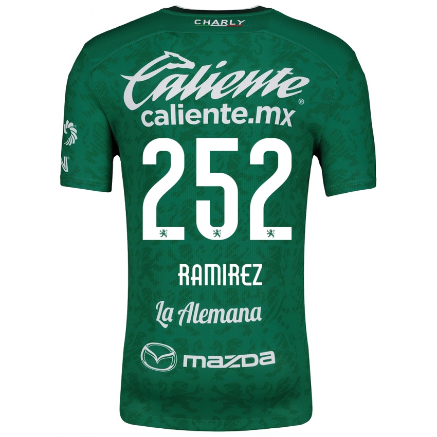 Bambino Maglia Luis Ramírez #252 Verde Bianco Kit Gara Home 2024/25 Maglietta